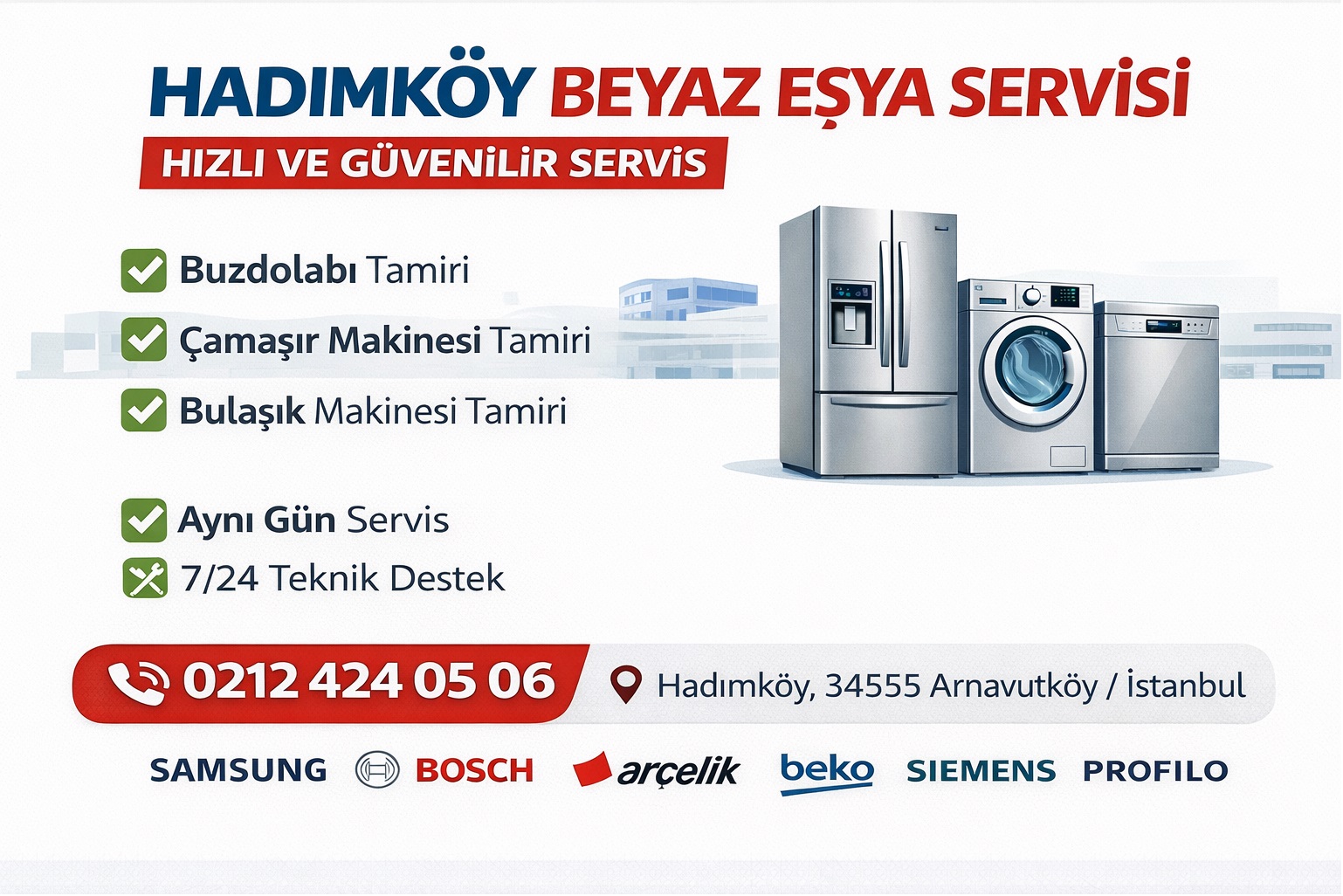 Hadımköy Beyaz Eşya Servisi